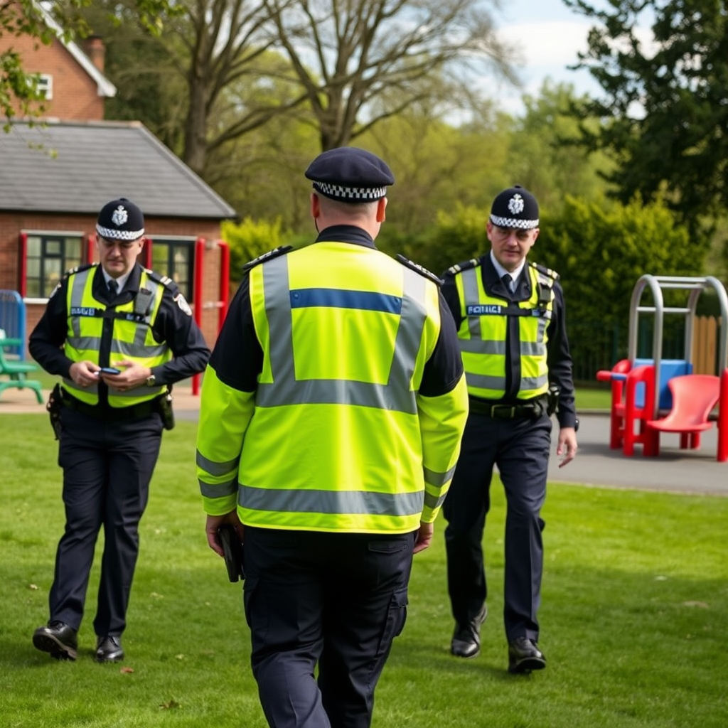Officers conduct sweep of parks and play areas for concealed blades